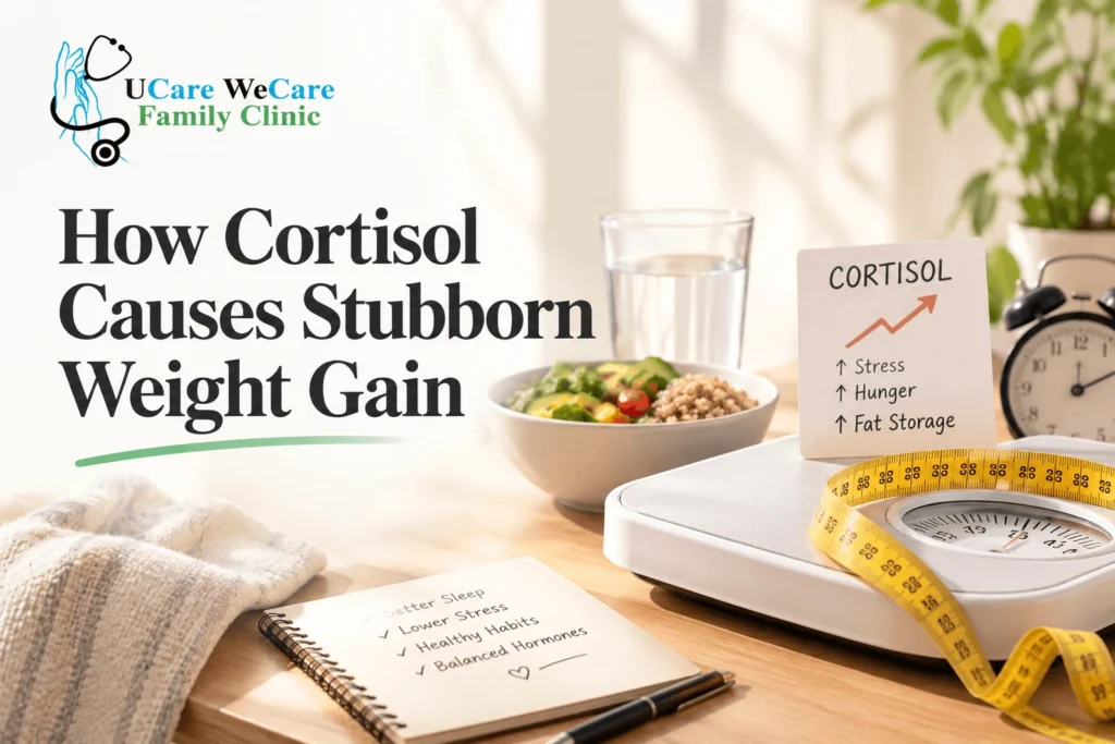 How Cortisol Causes Stubborn Weight Gain